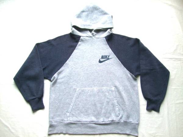 NIKE/ナイキ/オレンジタグ/ツートン/パーカーM(ビンテージ7080