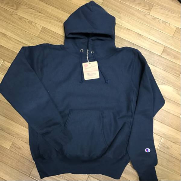 80s CHAMPION チャンピオン トリコタグ NAVY リバースウィーブ XL