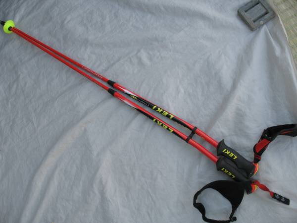 6.0 LEKI VOODOO CARBON スキー ストック voodoo 120cm carbon 美品 