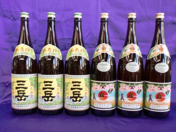 芋焼酎◆伊佐美3本/三岳3本25％1800ml 6本セット！