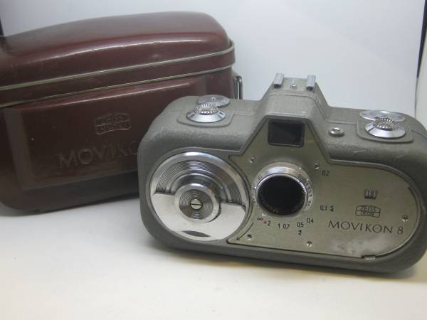 【1円～】ZEISS IKON MOVIKON 8　8mm フィルムカメラ　革ケース付き