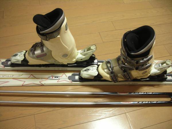 カービングスキー セット★板・161cm/ブーツ・23cm★USED