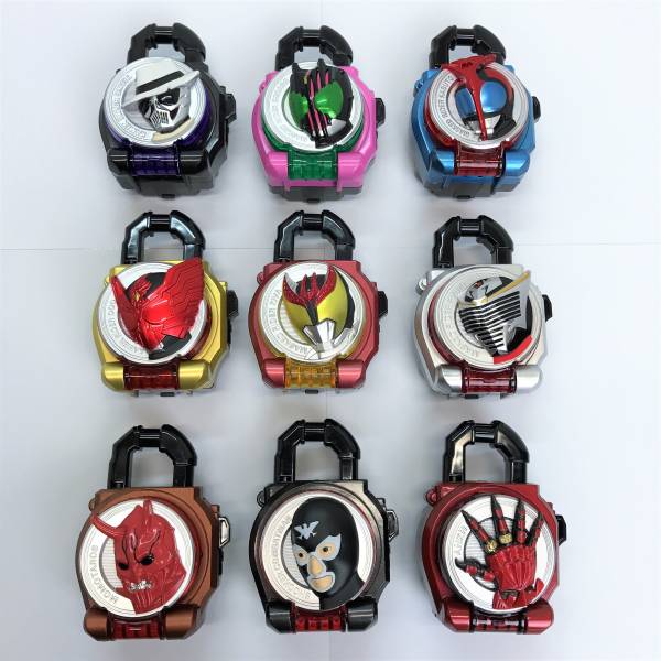 仮面ライダー ガイム 鎧武 ロックシード レア LEDバージョン セット