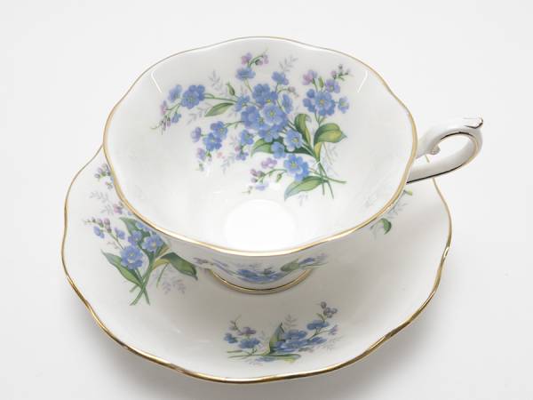 ロイヤルアルバート 忘れな草 forget 勿忘草 not me カップ - ALBERT