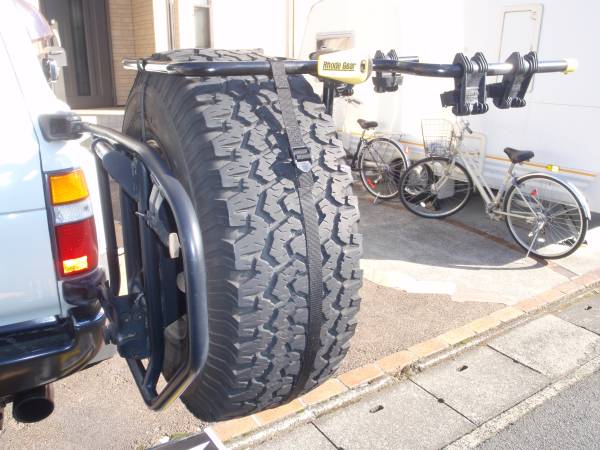 Rhoad Gear 背面スペアタイヤ用自転車キャリアー ロードギア☆背面 Rhoad Gear 背面スペアタイヤ用自転車キャリアー ロードギア☆背面