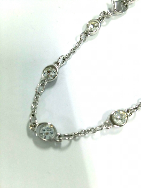 スワロフスキー ブレスレット 美品 シルバー×クリア SWAROVSKI