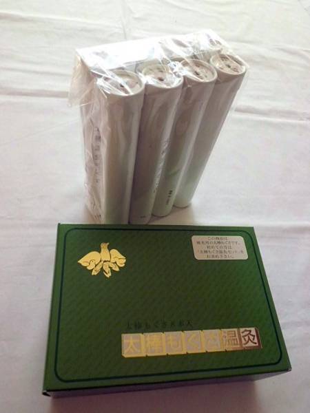 三栄商会 ビワ葉温灸用　太棒もぐさ（8本入）未使用　