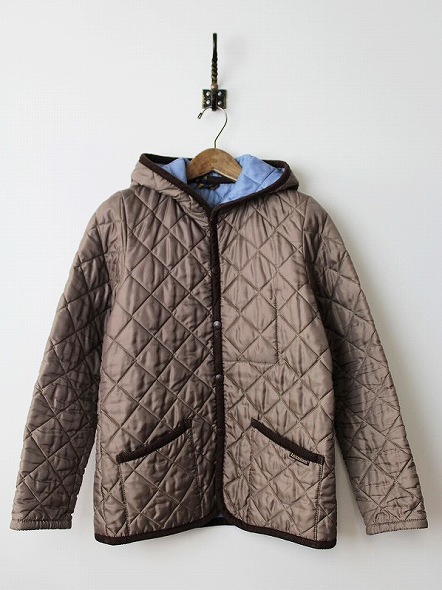 LAVENHAM ラベンハム CRAYDON フードキルティングジャケット38*アウター中綿