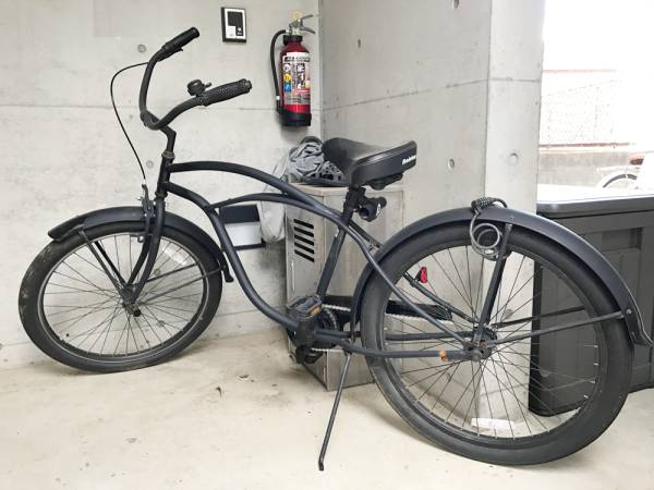 Rainbow ビーチクルーザー サーフキャリア付属自転車