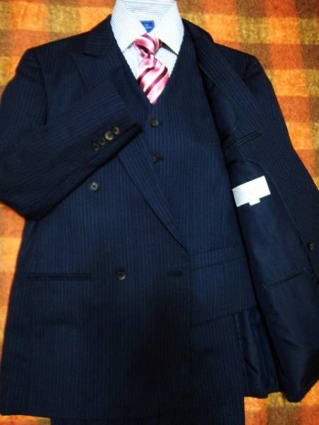 ☆メンズティノラスMEN'STENORAS⁄定価10.6万 羊毛ピンストライプ ☆メンズティノラスMEN'STENORAS⁄定価10.6万 羊毛ピンストライプ