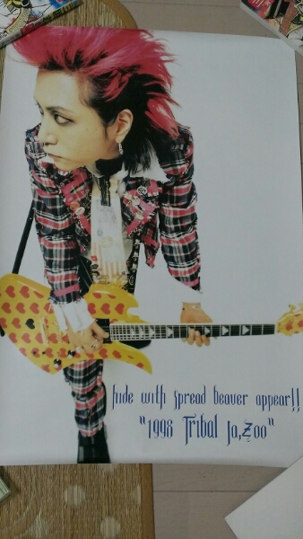 X JAPAN hide ポスター ヒデ イエローハート