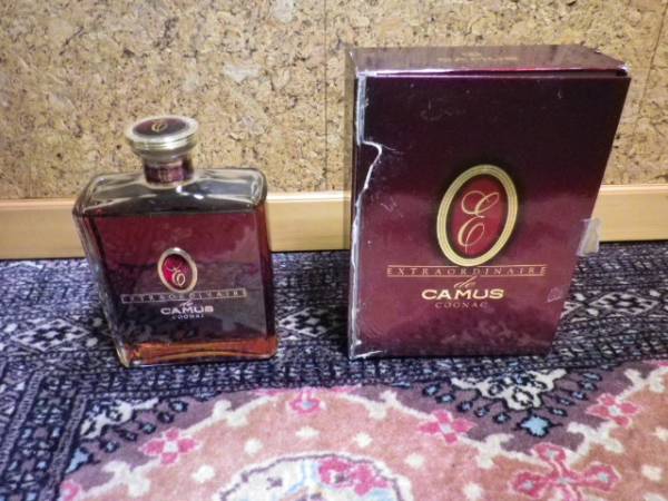 △△ カミュ コニャック ブランデー EXTRAORDINAIRE 箱付▽▽未開封