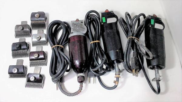 ☆理容☆電気バリカン SPEEDIK 3台 替え刃7個 動作OK スピーディック