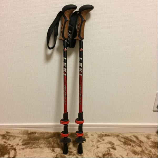 中古品 LEKI MAKALU レキ トレッキングポール