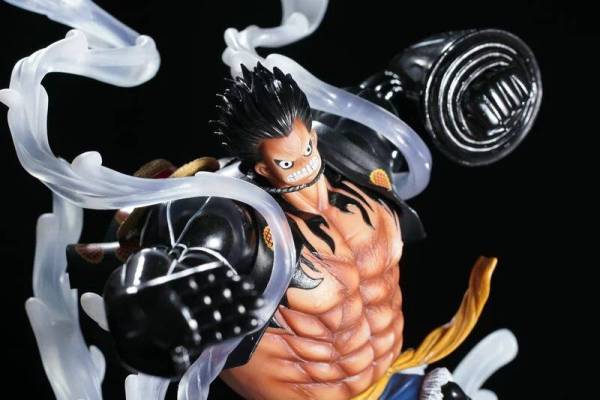 ワンピース POPスケール 改造品 ギア4 ルフィ 大猿王銃 フィギュア 