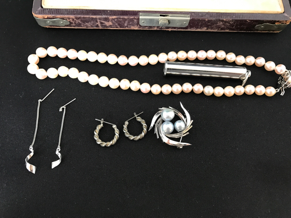 アクセサリー，指輪多い，真珠，象牙，珊瑚，鼈甲、色石，シルバー， アクセサリー 約8.8kg ネックレス ブローチ イヤリング タイピン G232