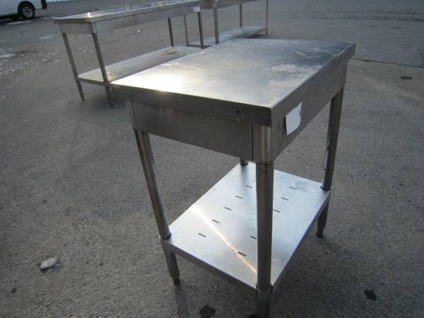 ■ステンレス製 　作業&調理台　 M6565能石