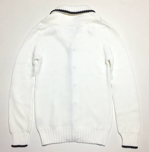 AKM Contemporary(エイケイエムコンテンポラリー)グラデーションモヘア 新品未使用 AKM　ローゲージニットカーディガン　白/M　　　WJK　1 piu 1 uguale 3