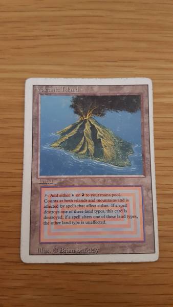 MTG/デュアルランド/volcanic island/リバイズド/HPLD/ヘビープレイド 