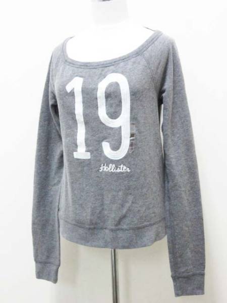 未使用品 ホリスター スウェット スパンコール XS グレー