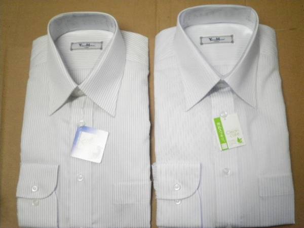 YUKIKO HANAI*サイズ S 37-80*２枚組/綿100%/高級Yシャツ 形態安定加工