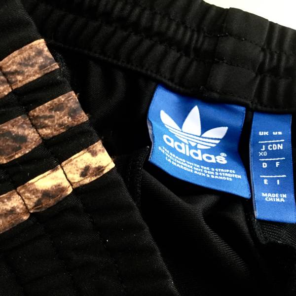 美品adidas小栗旬着 アディダス レオパード ジャージ セットアップ上下