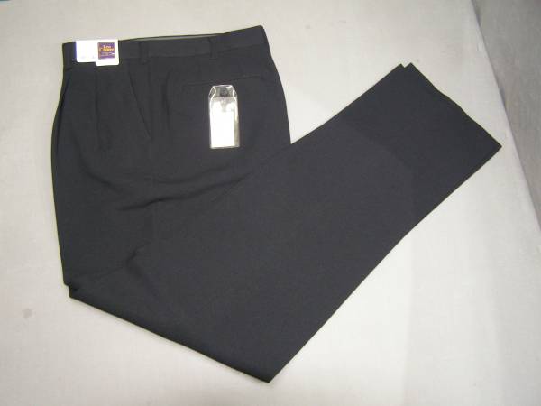 キングサイズ●特別価格★Ｗ１０５★ワンタックスラックス★秋冬728★黒★無地★ポリエステル100%　