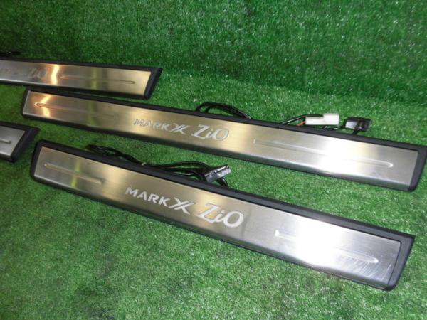 トヨタ マークX ZIO ANA10 スカッフプレート ☆ANA10 マークXジオ 前期 トヨタ純正オプション スカッフプレート