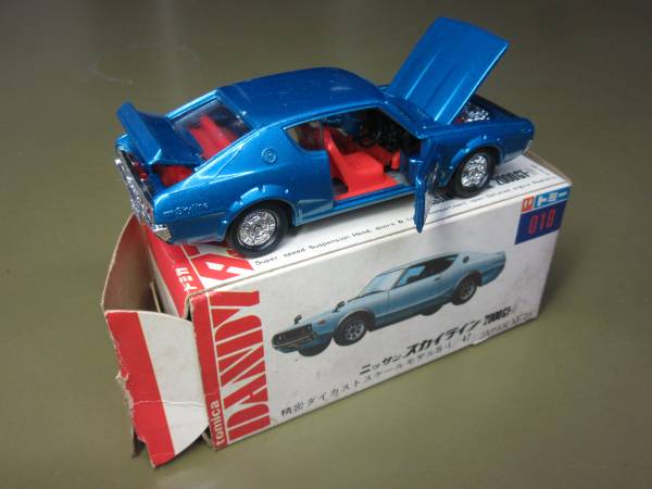 トミカ ダンディ】 №18 ニッサン スカイライン 2000GT-R ケンメリ 日本