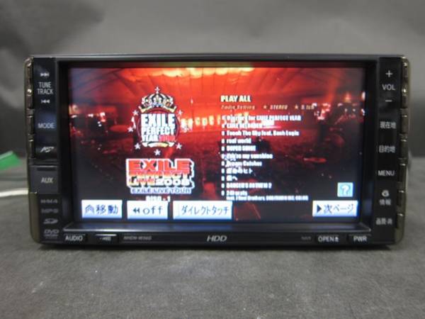 (F36) 動画有り トヨタ純正HDDナビ NHDN-W56G 地図2006