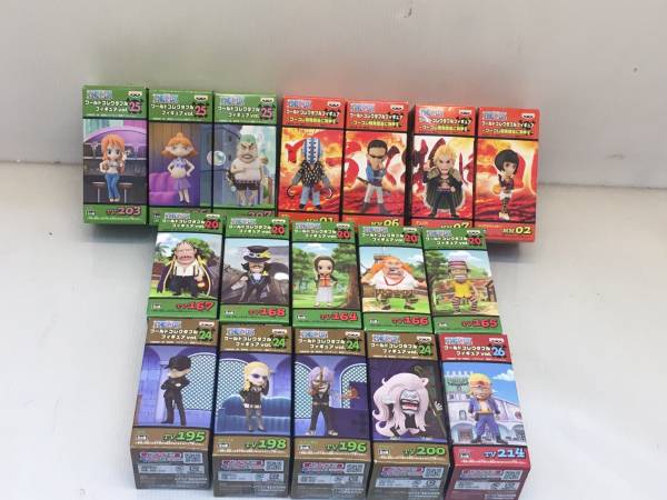 S6109送料無料ワンピース ワールドコレクタブルフィギュア まとめ売り 17個セット