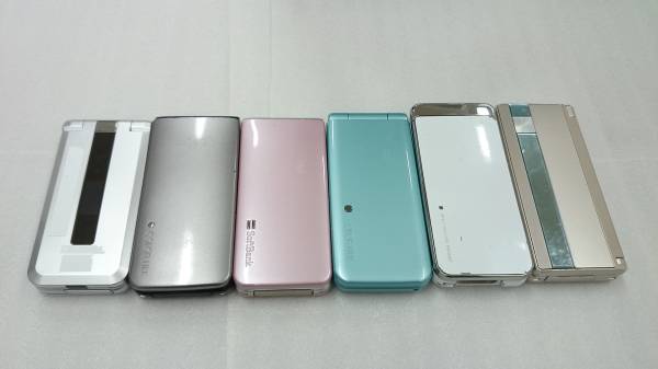 ジャンク 301P 103P 002P 942P 941P 820P 6点 SoftBank 全台リセット済 21678