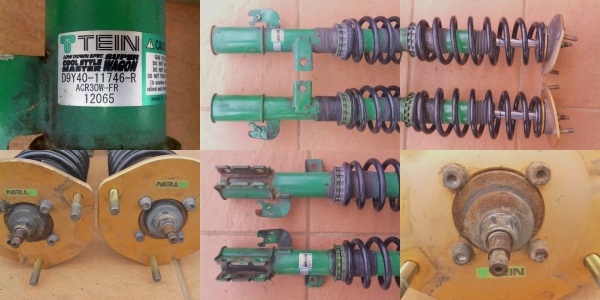 トヨタ 30.40系エスティマ用 TEIN 減衰付き車高調 10アルファード 30エスティマ イプサム ボクシー ノア にも使えるらしい