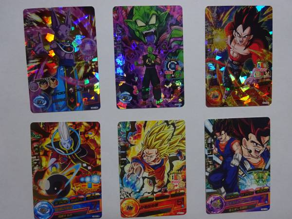 ドラゴンボールヒーローズ 6枚セット ビルス☆3 ピッコロ大魔王☆3 
