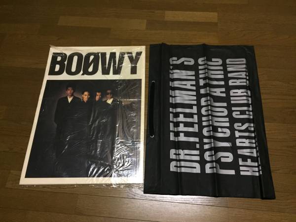 ◇BOOWYツアーパンフレット＆ポスターDr.feelmans PSYCHOPATH TOUR