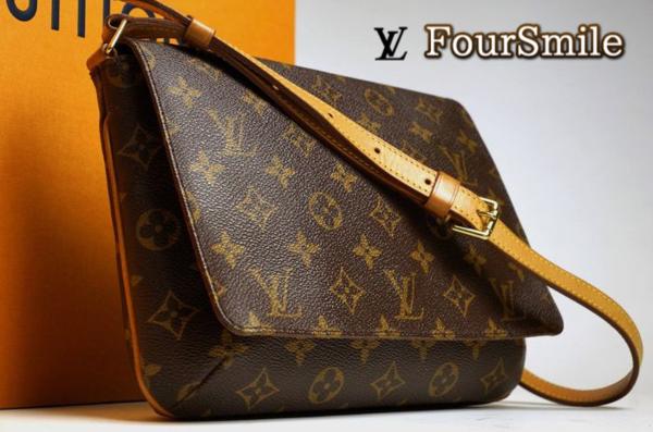 【最落無 極美品】ヴィトン モノグラム ミュゼットタンゴ ショルダーバッグ 定価約10万