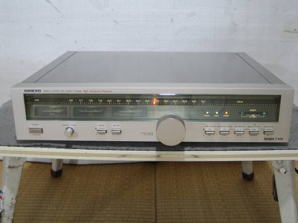 ONKYO FMチュ-ナ- T-429 動作ジャンク 使用しませんで出いたします