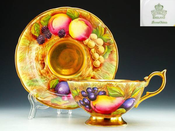 OLD エインズレイ・ロイヤルオーチャード　ゴールド　キャビネットカップ