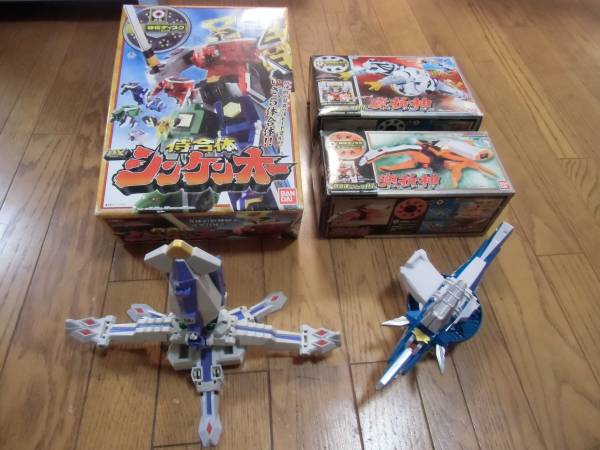 ■即決■シンケンジャー■DXシンケンオー 兜・加治木・烏賊・虎折神 used