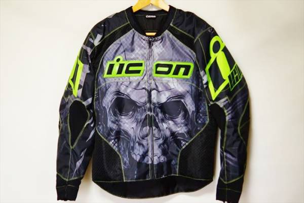 ICON アイコン オーバーロード・リバー・ジャケット L サイズ 中古(L 