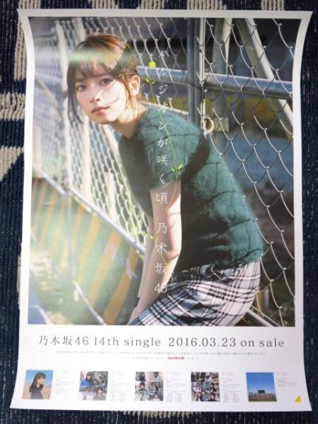 乃木坂46 ハルジオンが咲く頃 個別ポスター 橋本奈々未