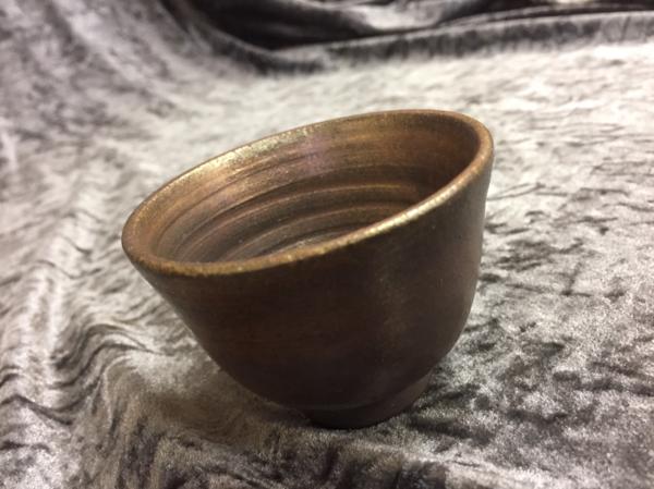 新品 備前焼作家難波史一 煎茶茶碗 せんちゃちゃわん ドン 呑 さかずき  