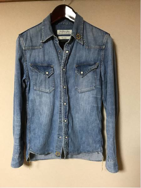 ★REMI RELIEF レミレリーフ デニムウエスタンシャツ 中古美品 サイズM★