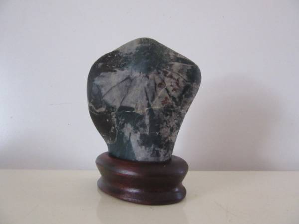 岐阜県　根尾谷　菊花石　鑑賞石