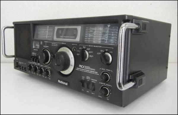 ⁄ RJX-4800 10バンド National PROCEED ナショナル BCLラジオ 中古 FM