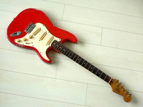 Korean Squier by FenderストラトRelic風レッド