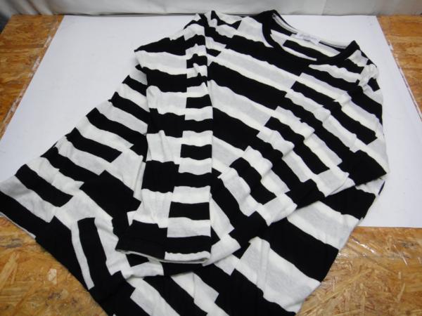 277　ヨウジ ヤマモト　ボーダー 長袖シャツ　サイズ3　