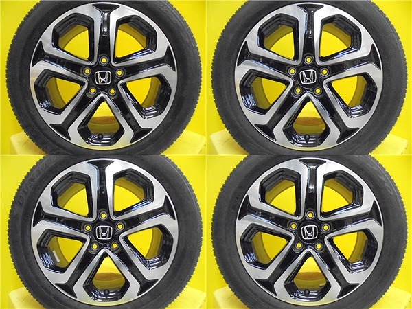 純正新販売 ヴェゼル純正 ♪ 新車外し並 純正 アルミセット 7.0J 7J 17