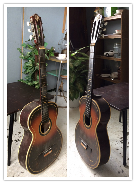 Japanese 古い昔の NEW ANCE GUITAR 1963 YASUMA アンティーク