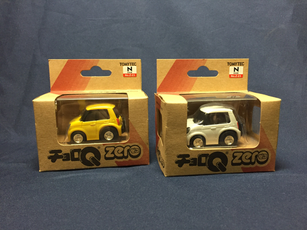 2台 チョロQ zero ホンダ N-ONE 白 黄色 ゼロ 初期パッケージ HONDA エヌワン TOMYTEC タカラ トミー